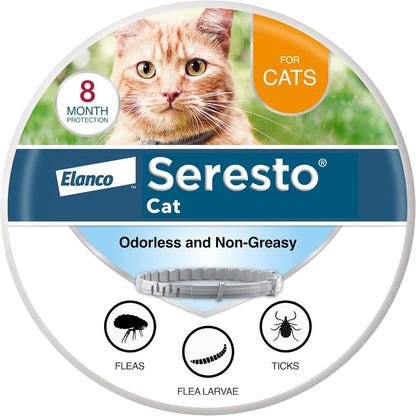 Cat Vet-Recommended Flea & Tick Treatment & Prevention Collar for Cats | 8 Months Protection
